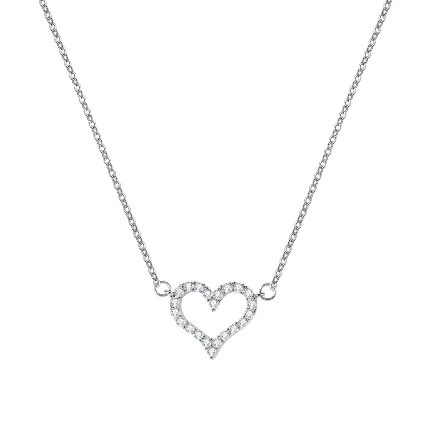 Gift for Sassy Sister - Love Heart Necklace - HouseofLx-18K Yellow Gold