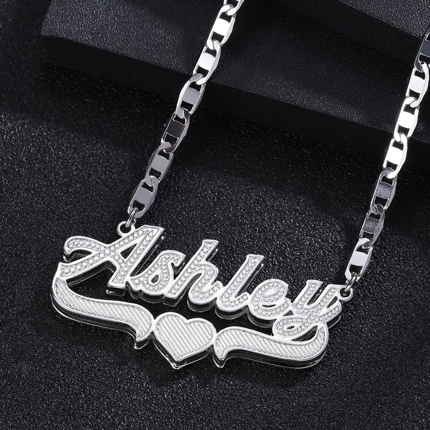 Legendary Lover - Luxe Chain Custom Necklace - HouseofLx18K White Gold