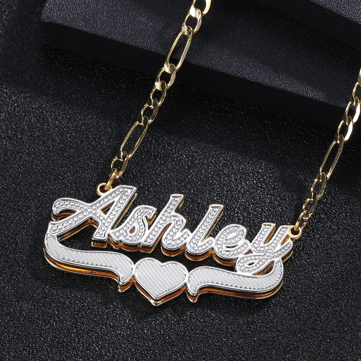 Legendary Lover - Sleek Chain Custom Necklace - HouseofLx18K White Gold