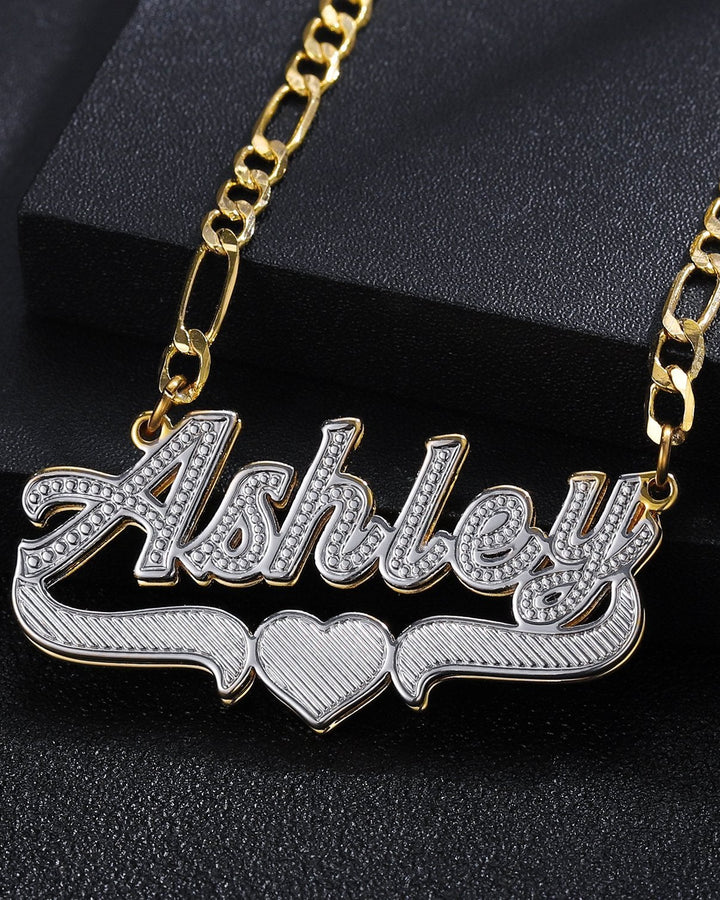 Legendary Lover - Sleek Chain Custom Necklace - HouseofLx18K Yellow Gold