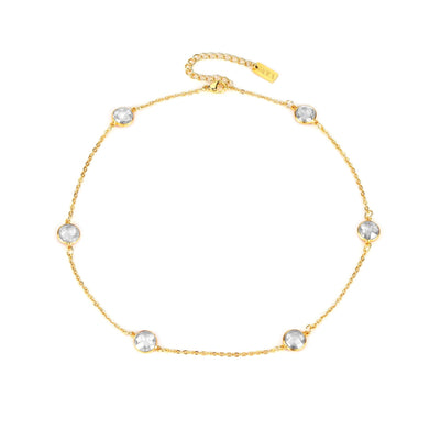 Love Bubble - Gemstone Necklace - HouseofLx-18K Yellow Gold