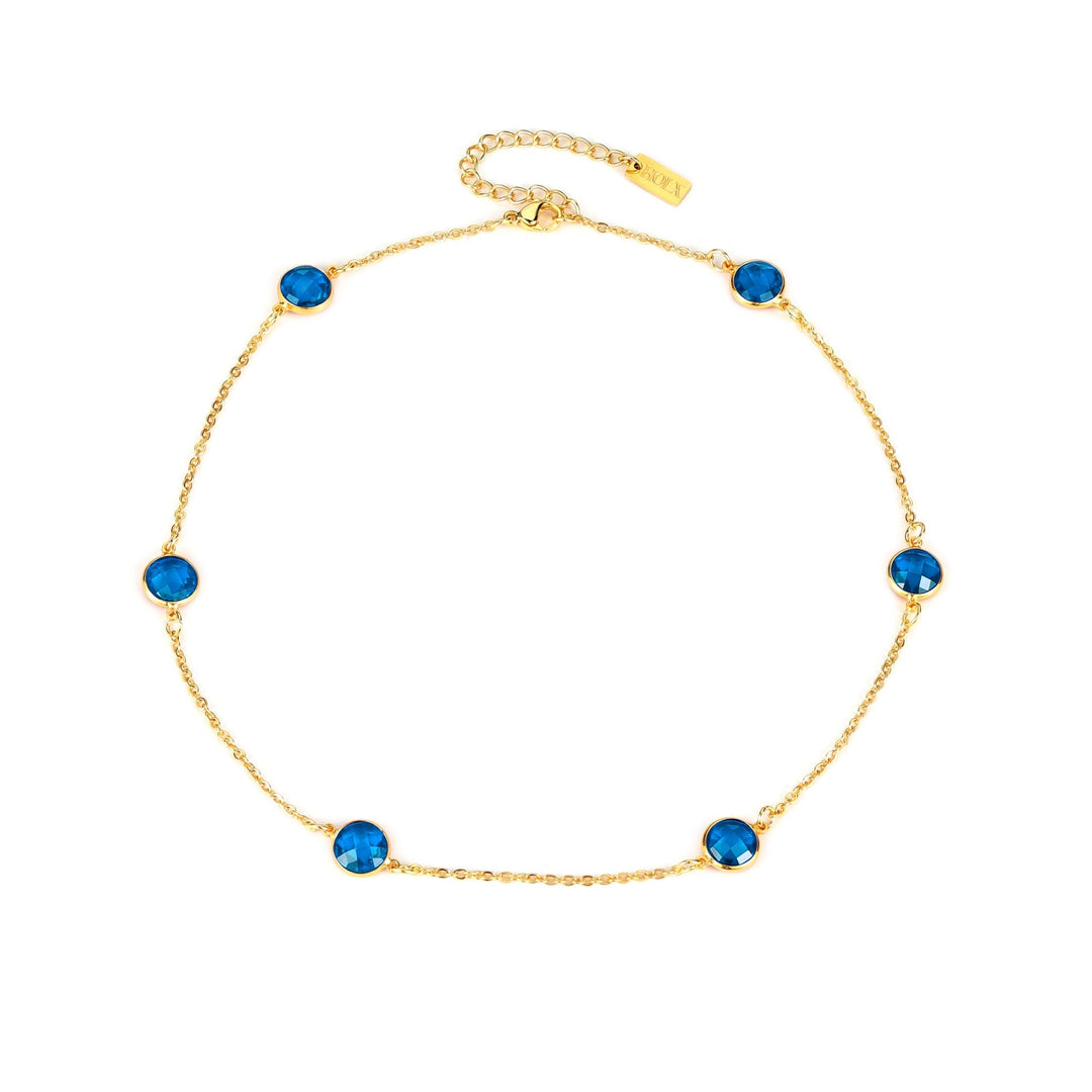 Love Bubble - Gemstone Necklace - HouseofLx-18K Yellow Gold