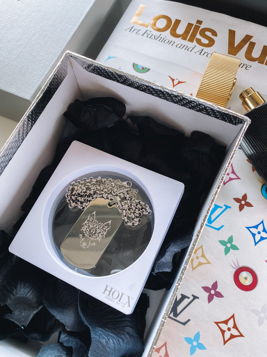 WOLF - CUSTOM ENGRAVED TAG NECKLACE