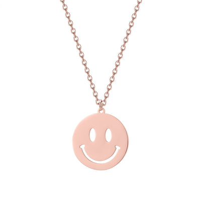 You Make Me Happy Necklace - HouseofLx-18K Rose Gold